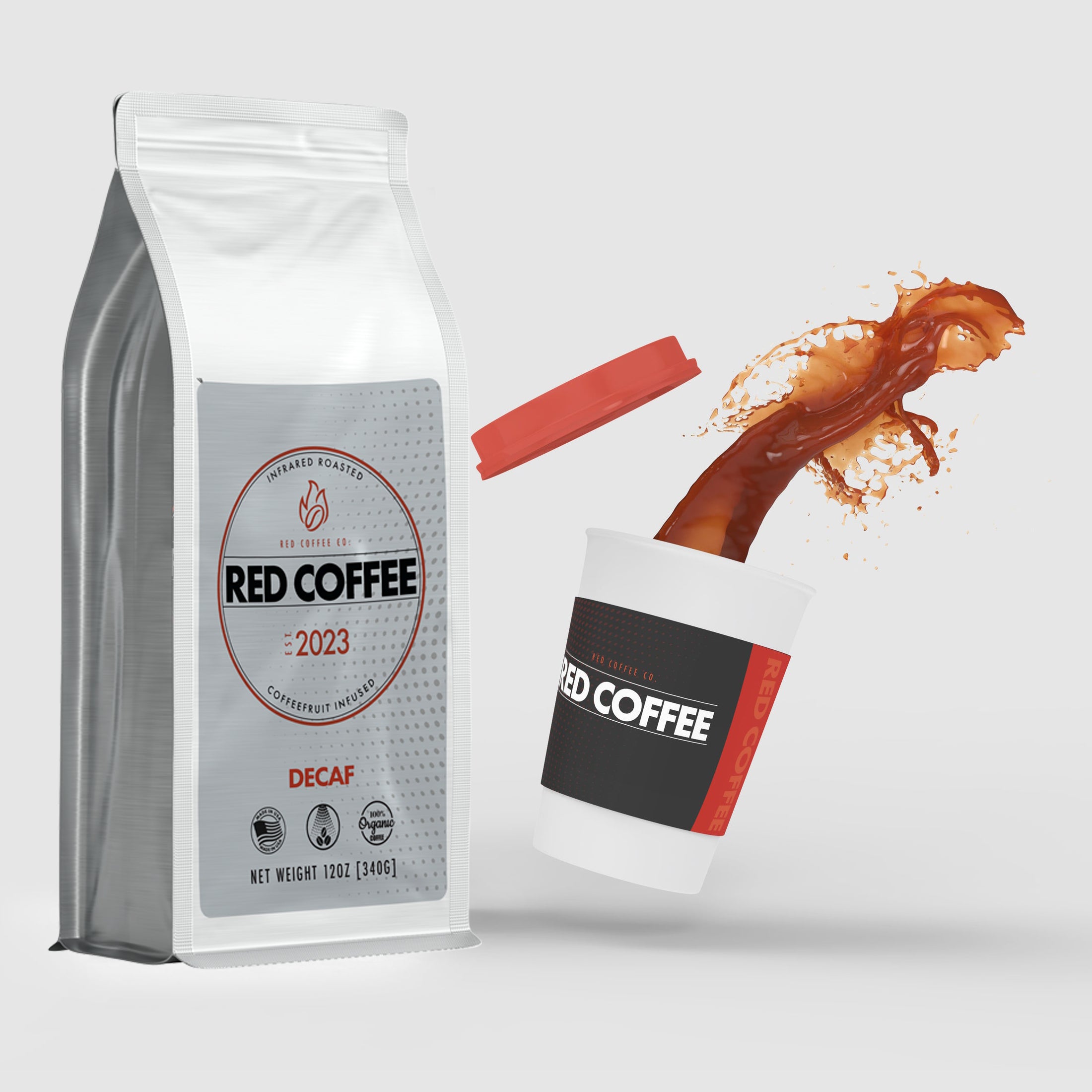 Red Coffee 12oz Bag (Decaf)