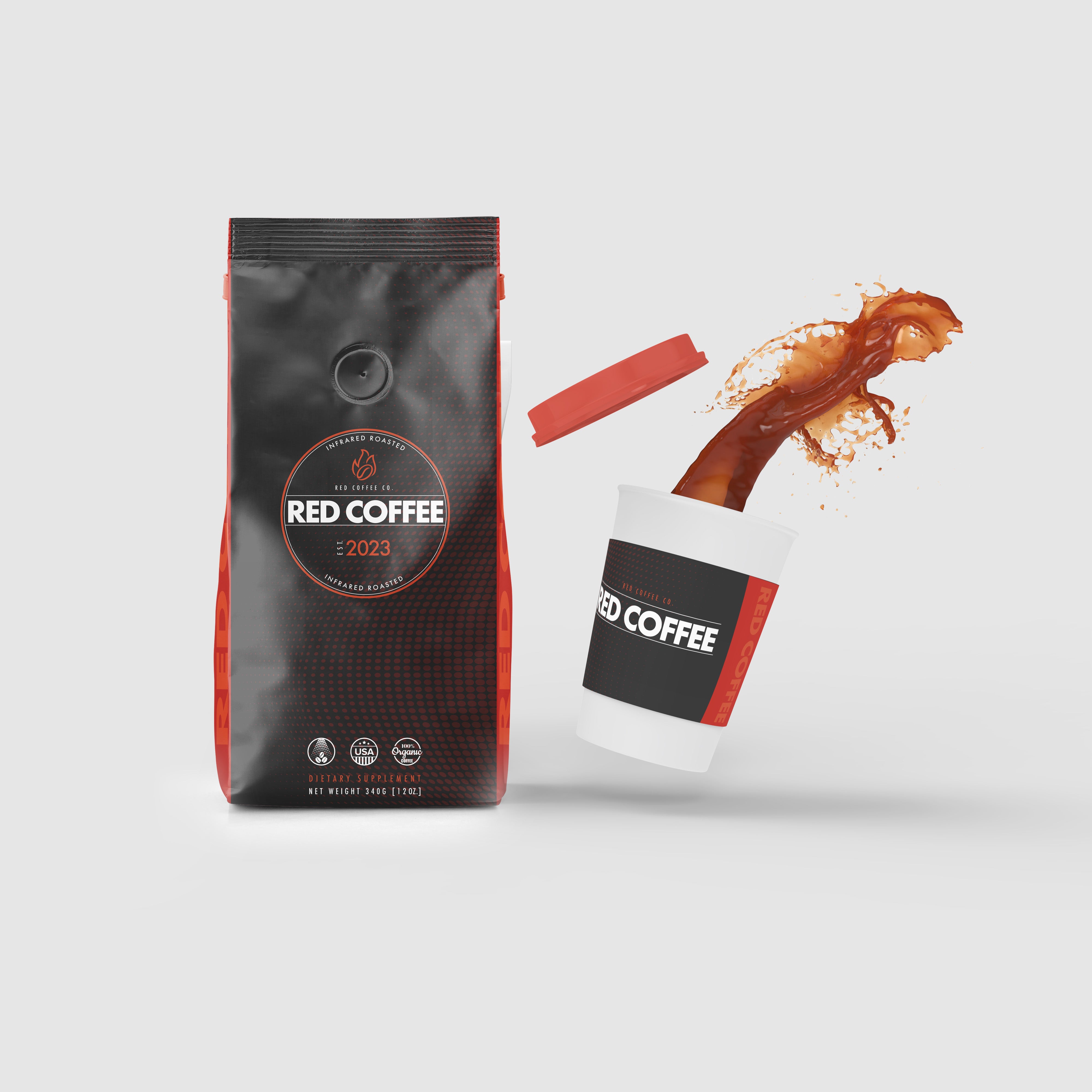 Red Coffee 12oz Bag