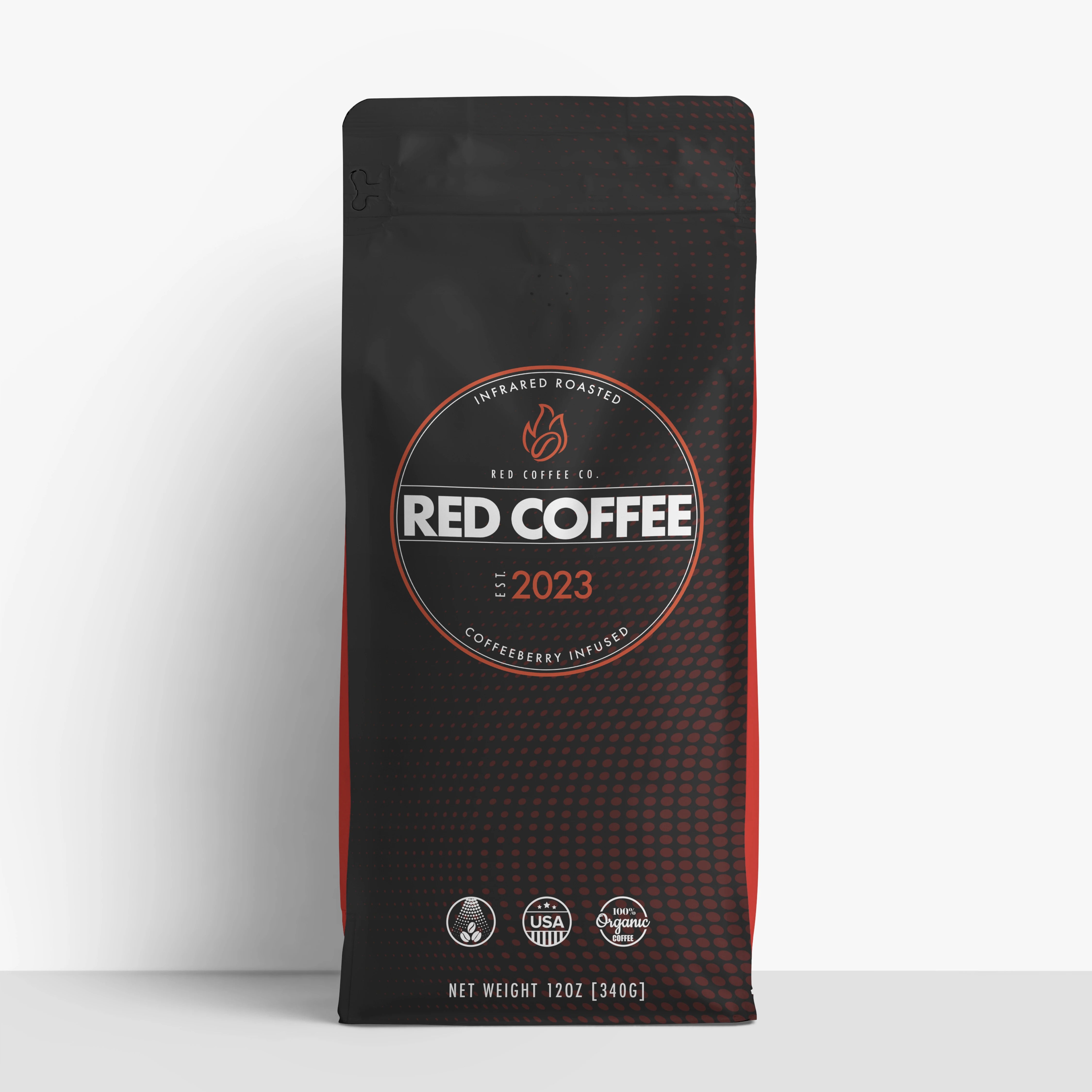 Red Coffee 12oz Bag